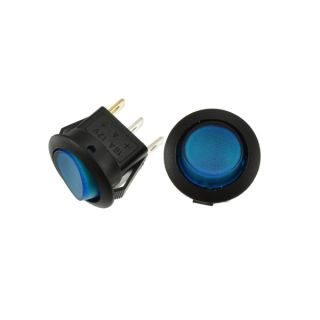 BLEU ON-OFF 12V ROND