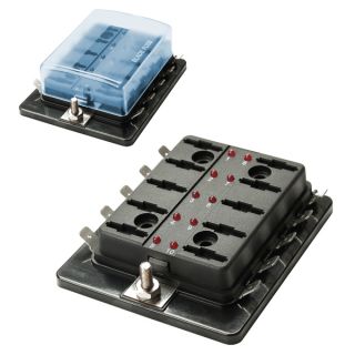 PORTE-FUSIBLES+LED 10 ATO