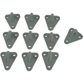 10 CROCHETS PLASTIQUES