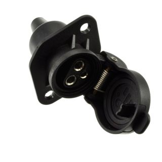 SOCKET 3-POLES 12V