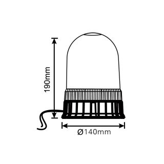 GYROPHARE 45 LED's 20W