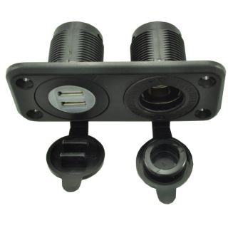 BUILT-IN SOCKET 12V + 2x USB