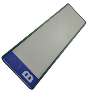 PLAQUE VERT AVEC 2 TIRETS