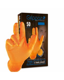 50 GANTS NITRILE  XL ORANGE