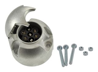 SOCKET 7-POLES 12V METAL