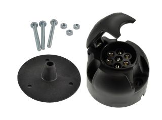 SOCKET 7-POLES + RUBBER