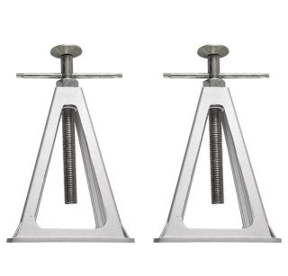 2 CHANDELLES ALUMINIUM