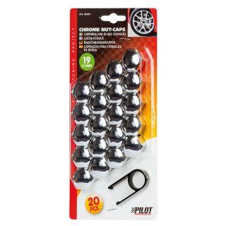 20 BOULONS CHROME Ø19mm
